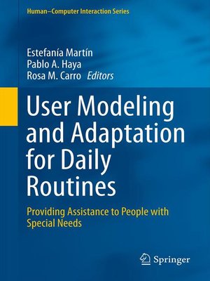cover image of User Modeling and Adaptation for Daily Routines